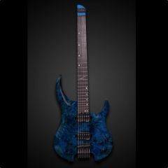 LEGATOR GUITARS GS6SS-BLUE Ghost Headless 6-string Guitar
