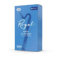 ROYAL BY D'ADDARIO BASS Clarinet Reeds Strength 2.5