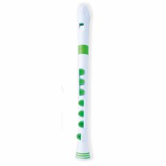 NUVO RECORDER+ (baroque Fingering), White/green With Hard Case