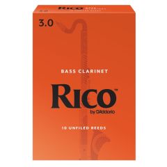 RICO BASS Clarinet Reeds #2.5 - Individual Single Reed