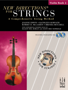 FJH MUSIC COMPANY NEW Directions For Strings Violin Book 2 With 2 Cds