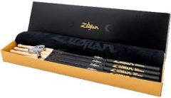 VIC FIRTH 5B Dip Black Drumsticks 4-pair With Towel & Drumkey