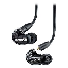 SHURE SE215-K Single Driver In-ear Headphones In Black Finish