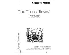 JOLLY MUSIC BRATTON The Teddy Bears' Picnic For Flute Quartet