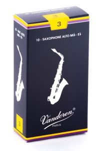 VANDOREN TRADITIONAL Alto Saxophone Reeds #3 - Individual, Single Reeds
