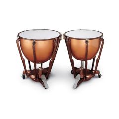 LUDWIG STANDARD Series Timpani Set Of 5 Polished Copper Bowls W/ Pro Tuning Gauge