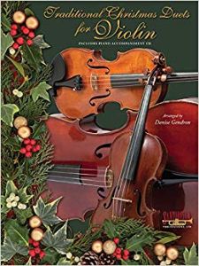 SANTORELLA PUBLISH TRADITIONAL Christmas Duets For Violin With Cd Composed By Denise Gendron