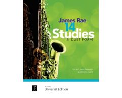 UNIVERSAL EDITION 14 Studies In Duet Form For Solo Saxophone Or Saxophone Duet By James Rae