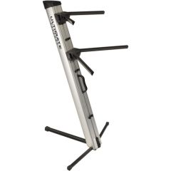 ULTIMATE SUPPORT AX-48PRO Silver Apex Column Keyboard Stand