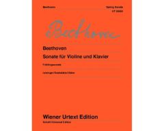 WIENER URTEXT ED BEETHOVEN Sonata For Violin & Piano Spring Sonata