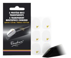 VANDOREN TRANSPARENT Mouthpiece Cushions Thickness 0.35mm (bag Of 6)