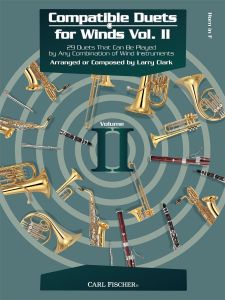 CARL FISCHER COMPATIBLE Duets For Winds Vol. 2 For Horn By Larry Clark