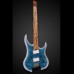 LEGATOR GUITARS G6FOD Ghost Arctic Blue Headless Multi-scale 6-string Electric Guitar