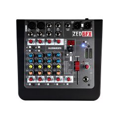 ALLEN & HEATH ZED-6FX | 2 Mono + 2 Stereo Channel Compact Mixer With Effects
