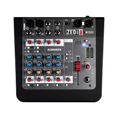 ALLEN & HEATH ZED-I8 | 2 Mono + 2 Stereo Channel Compact Mixer With Usb In/out