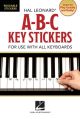 HAL LEONARD ABC Keyboard Stickers