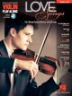 HAL LEONARD LOVE Songs Violin Play-along Volume 67 W/ Audio Access