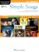 HAL LEONARD SIMPLE Songs Instrumental Play-along For Clarinet With Audio Access
