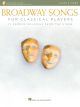 HAL LEONARD BROADWAY Songs For Classical Players For Flute & Piano With Online Audio