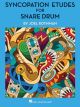 HAL LEONARD SYNCOPATION Etudes For Snare Drum By Joel Rothman