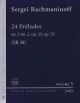 RUSSIAN MUSIC PUB. RACHMANINOFF 24 Preludes Op.3 No.2, Op.23, Op.32 (sr 58) Volume 3