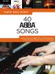 HAL LEONARD REALLY Easy Piano 40 Abba Songs