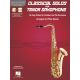 HAL LEONARD INSTRUMENTAL Play Along Classical Solos For Tenor Sax 15 Easy Solos