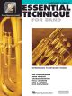 HAL LEONARD ESSENTIAL Technique For Band Baritone T.c. Book 3