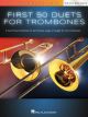 HAL LEONARD FIRST 50 Duets For Two Trombones Easy Instrumental Duets
