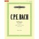 EDITION PETERS C.P.E. Bach Solfeggio (solfeggietto) In C Minor Wq 117/2 H220 For Piano