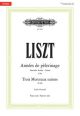 EDITION PETERS LISZT Annees De Pelerinage Premiere Annee Suisse S160 Trios Morceaux Suisses