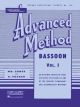 RUBANK RUBANK Advanced Method Basooon Volume 1 By H. Voxman & William Gower