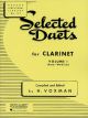 RUBANK SELECTED Duets For Clarinet Volume 1 Easy To Medium Arranged By H. Voxman