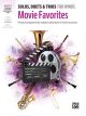 ALFRED SOLOS Duets & Trios For Winds Movie Favorites For Trombone/baritone/basson/tub
