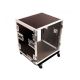 ODYSSEY FZAR12W | 12u Amp Rack Case W/ Casters & Dual Racks