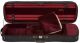 EASTMAN HILL-STYLE Violin Case 4/4 Size, Black/red
