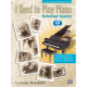 ALFRED I Used To Play Piano A Method For Adults Returning To The Piano Book & Cd