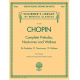 G SCHIRMER CHOPIN Complete Preludes Nocturnes & Waltzes For Piano Edited Rafael Joseffy