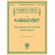 G SCHIRMER KABALEVSKY Piano Concerto No 3 Opus 50 