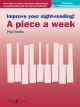 FABER MUSIC PAUL Harris Improve Your Sight-reading A Piece A Week Piano Level 5 For Piano