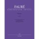 BARENREITER FAURE Pavane For Piano Op.50 Version For Piano