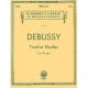 G SCHIRMER CLAUDE Debussy Twelve Etudes For Piano Solo