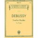 G SCHIRMER CLAUDE Debussy Twelve Etudes For Piano Solo