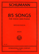 INTERNATIONAL MUSIC SCHUMANN 85 Songs For High Voice & Piano