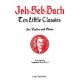 CARL FISCHER J S Bach Ten Little Classics For Violin & Piano