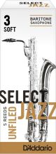 SELECT JAZZ SELECT Jazz Bari Saxophone Reeds #3 Soft Unfld.(individual, Single Reed Price)