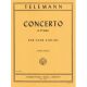 INTERNATIONAL MUSIC TELEMANN Concerto In D+ For 4 Violins Edited Engel