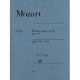 HENLE WOLFGANG Amadeus Mozart Piano Sonata In A Major Kv 331