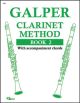 WATERLOO MUSIC GALPER Clarinet Method Book 2 With Accompaniment Chords