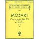 G SCHIRMER MOZART Concerto No 23 In A Major K488 For Two Pianos Four Hands